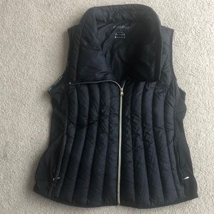 Black puffy vest